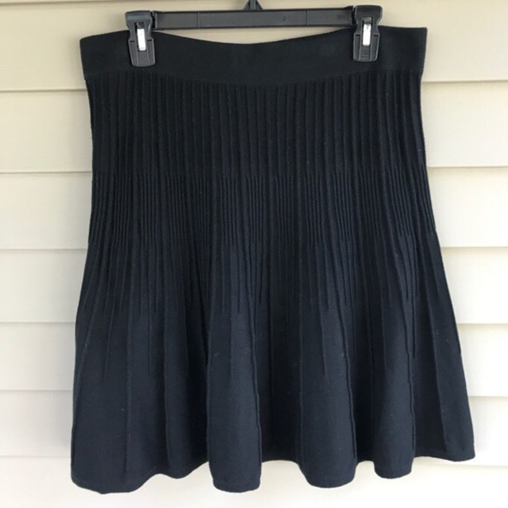 Black Knit Cabi Skirt